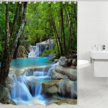 1.8X2m/180x200cm 3D Waterfalls Nature Scenery Fabric Bathroom Shower Curtain With 12 Hooks
1.8X2m/180x200cm 3D Waterfalls Nature Scenery Fabric Bathroom Shower Curtain With 12 Hooks