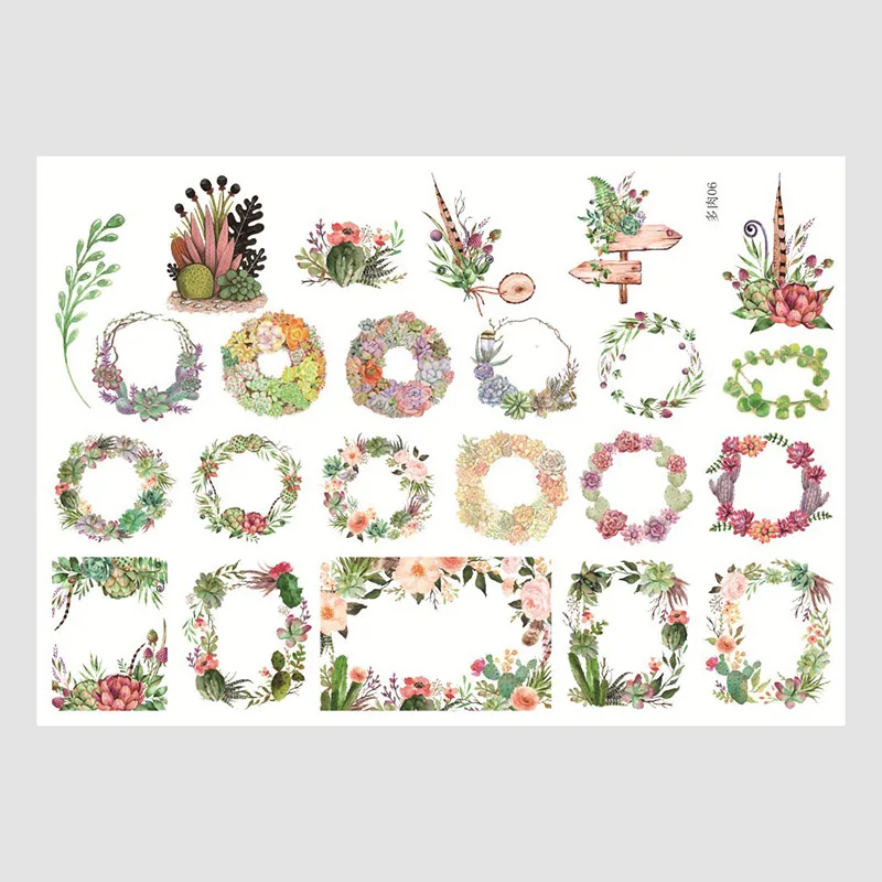 1pc A5 Succulent Plant Stickers Decorative Adhesive Stickers Scrapbooking DIY Diary Album Stick Label Chancery Material Escolar
1pc A5 Succulent Plant Stickers Decorative Adhesive Stickers Scrapbooking DIY Diary Album Stick Label Chancery Material Escolar