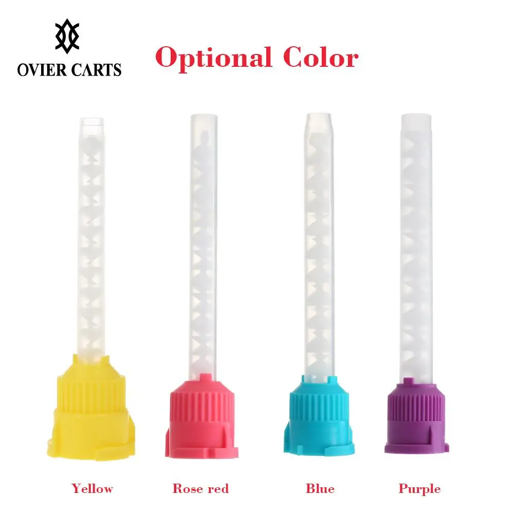50 Pcs/Pack Disposable Dental Product Dental Impression Mixing Tips Silicon Rubber Dispenser Gun Mixing Tips
50 Pcs/Pack Disposable Dental Product Dental Impression Mixing Tips Silicon Rubber Dispenser Gun Mixing Tips