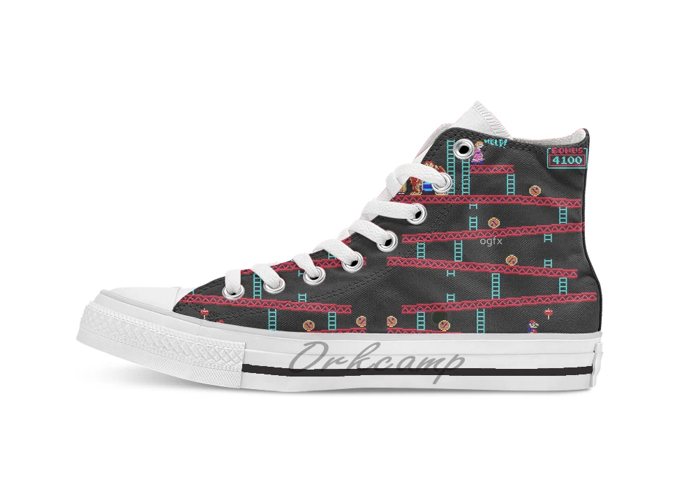Donkey Kong Arcade Unisex High Top Canvas flat Casual Custom shoes Drop Shipping
Donkey Kong Arcade Unisex High Top Canvas flat Casual Custom shoes Drop Shipping
