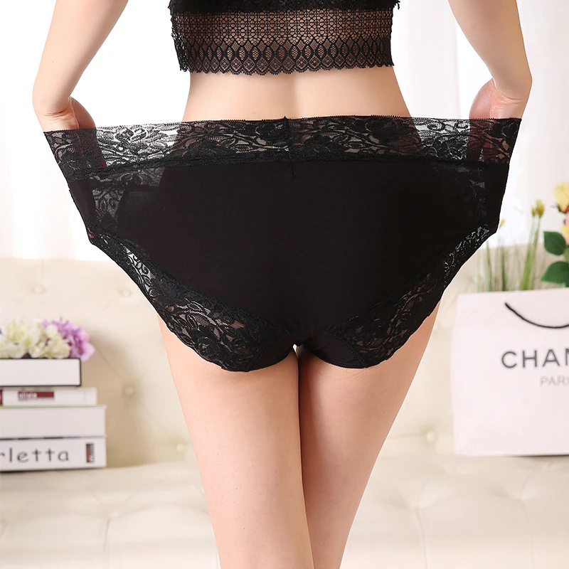 Plus Size High Waist Cotton Panties Women Sexy Lace Modal Briefs Big Large Size Panties Underwear Vs Pink 3XL Sales Hot 2019
Plus Size High Waist Cotton Panties Women Sexy Lace Modal Briefs Big Large Size Panties Underwear Vs Pink 3XL Sales Hot 2019