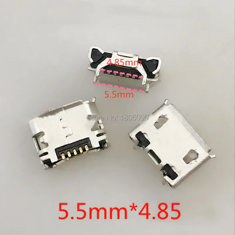 10pcs Micro USB 5pin Jack Ox horn 5.5*4.85mm Mini usb Connector DIP4 for 8600 Mobile phone charging tail socket
10pcs Micro USB 5pin Jack Ox horn 5.5*4.85mm Mini usb Connector DIP4 for 8600 Mobile phone charging tail socket