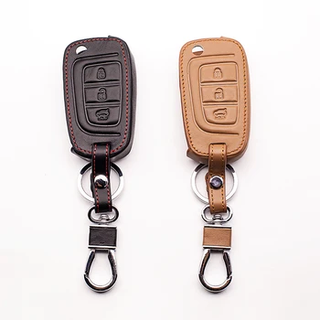 For Hyundai Verna Solaris 2017 Super Quality Black /brown Genuine Leather Remote Key Case Cover 3 button car keys accessories
For Hyundai Verna Solaris 2017 Super Quality Black /brown Genuine Leather Remote Key Case Cover 3 button car keys accessories
