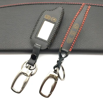 Leather Case Keychain For Russian 2-way Fob Key Alarm System For TZ9010 Tomahawk TZ9030 Tomahawk TZ-9010, TZ-9030
Leather Case Keychain For Russian 2-way Fob Key Alarm System For TZ9010 Tomahawk TZ9030 Tomahawk TZ-9010, TZ-9030