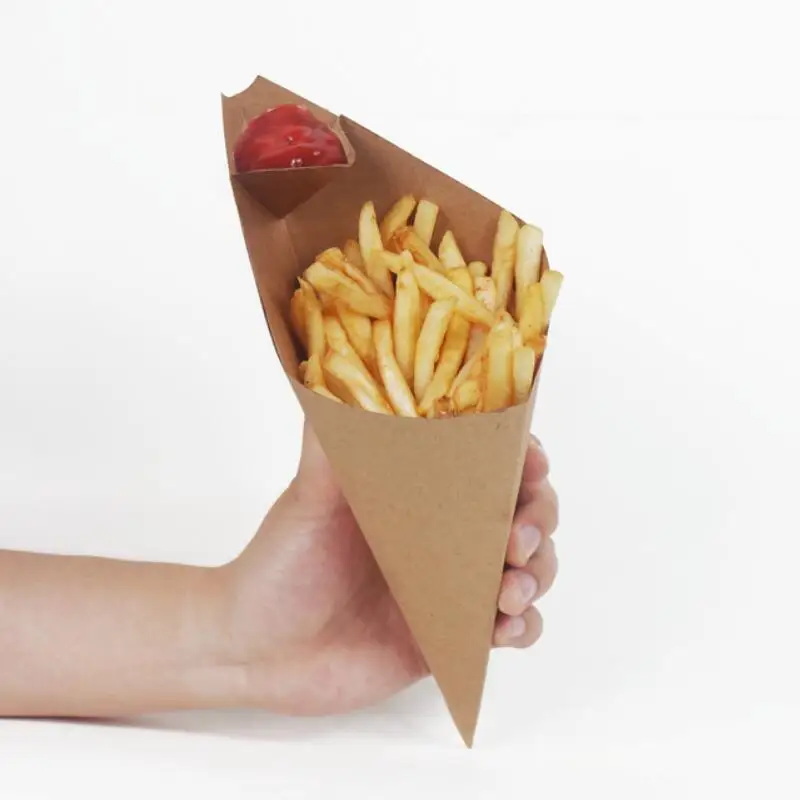 French Fries Box Cone Chips Oil Proof Bag Chips Cup Party Take-out Disposable Food Paper Package LX4638
French Fries Box Cone Chips Oil Proof Bag Chips Cup Party Take-out Disposable Food Paper Package LX4638