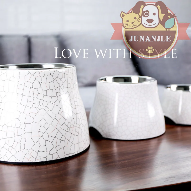 Stainless Steel Interactive Slow High Food Bowl Cat Dog Bowls Print Pattern Pet Food Feeders Chihuahua Water Bowl Water Supplies
Stainless Steel Interactive Slow High Food Bowl Cat Dog Bowls Print Pattern Pet Food Feeders Chihuahua Water Bowl Water Supplies