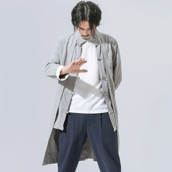 Men Chinese Style Stand Collar Cotton Linen Long Shirt Coat Male Fashion Casual Long Sleeve Slim Fit Shirt Cardigan Jacket
Men Chinese Style Stand Collar Cotton Linen Long Shirt Coat Male Fashion Casual Long Sleeve Slim Fit Shirt Cardigan Jacket