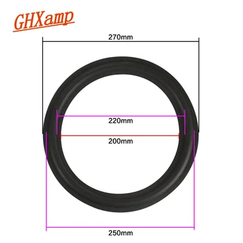 GHXAMP 11 Inch 270mm Speaker Foam Repair Surround Side Loudspeaker Subwoofer Folding Ring Sound Box for 11inch Speaker Unit 2pcs
GHXAMP 11 Inch 270mm Speaker Foam Repair Surround Side Loudspeaker Subwoofer Folding Ring Sound Box for 11inch Speaker Unit 2pcs