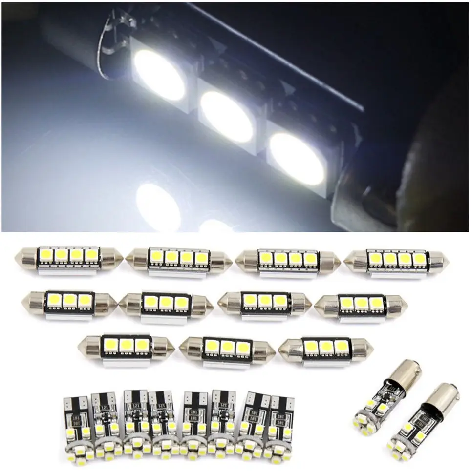21pcs Car LED Interior Lights For BMW E46 Sedan Coupe M3 1999-2005 Canbus Car Interior LED Light Kit &Set
21pcs Car LED Interior Lights For BMW E46 Sedan Coupe M3 1999-2005 Canbus Car Interior LED Light Kit &Set