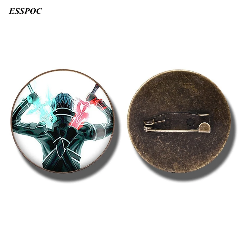 Anime Sword Art Online Brooch Pin Kirigaya Kazuto Yuuki Asuna Figure Badge Glass Cabochon Jewelry Gifts
Anime Sword Art Online Brooch Pin Kirigaya Kazuto Yuuki Asuna Figure Badge Glass Cabochon Jewelry Gifts
