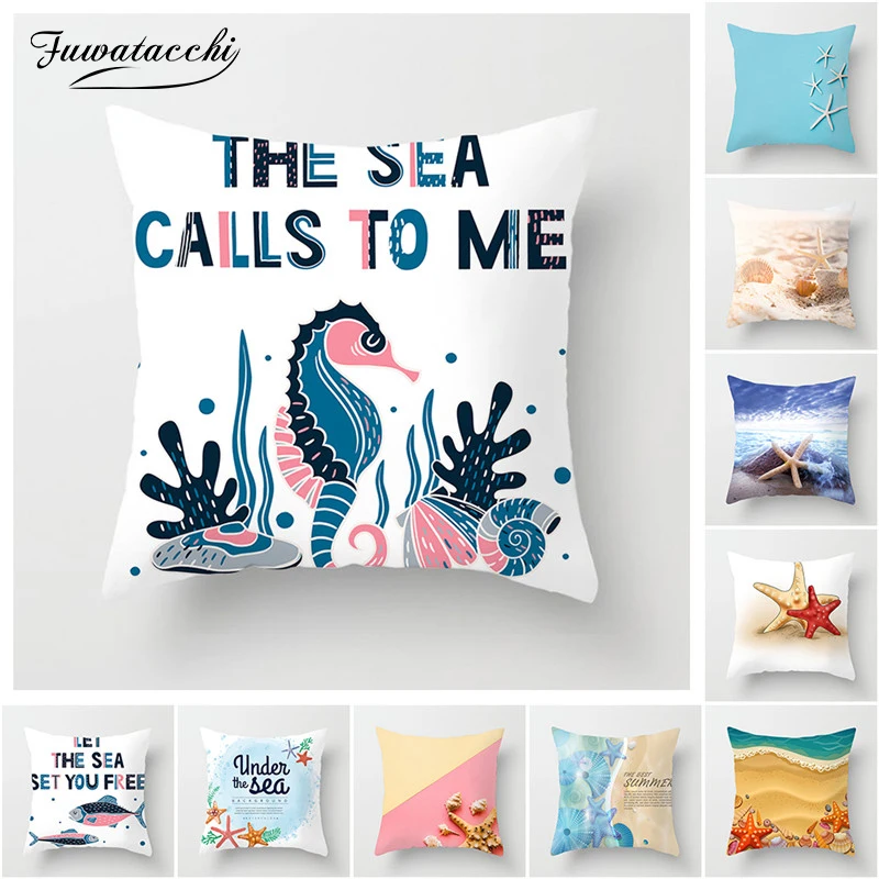 Fuwatacchi Ocean Beach Pattern Cushion Cover Sailboat Starfish Throw Pillow Car Home Decor Decoration Sofa Decorative Pillowcase
Fuwatacchi Ocean Beach Pattern Cushion Cover Sailboat Starfish Throw Pillow Car Home Decor Decoration Sofa Decorative Pillowcase