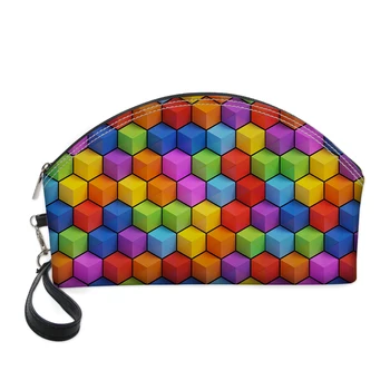 FORUDESIGNS Colorful Lattice Cosmetic Bags & Cases Women Toilet Bag Portable Make Up Bag Case 3D Print Organizer Bolsa Feminina
FORUDESIGNS Colorful Lattice Cosmetic Bags & Cases Women Toilet Bag Portable Make Up Bag Case 3D Print Organizer Bolsa Feminina