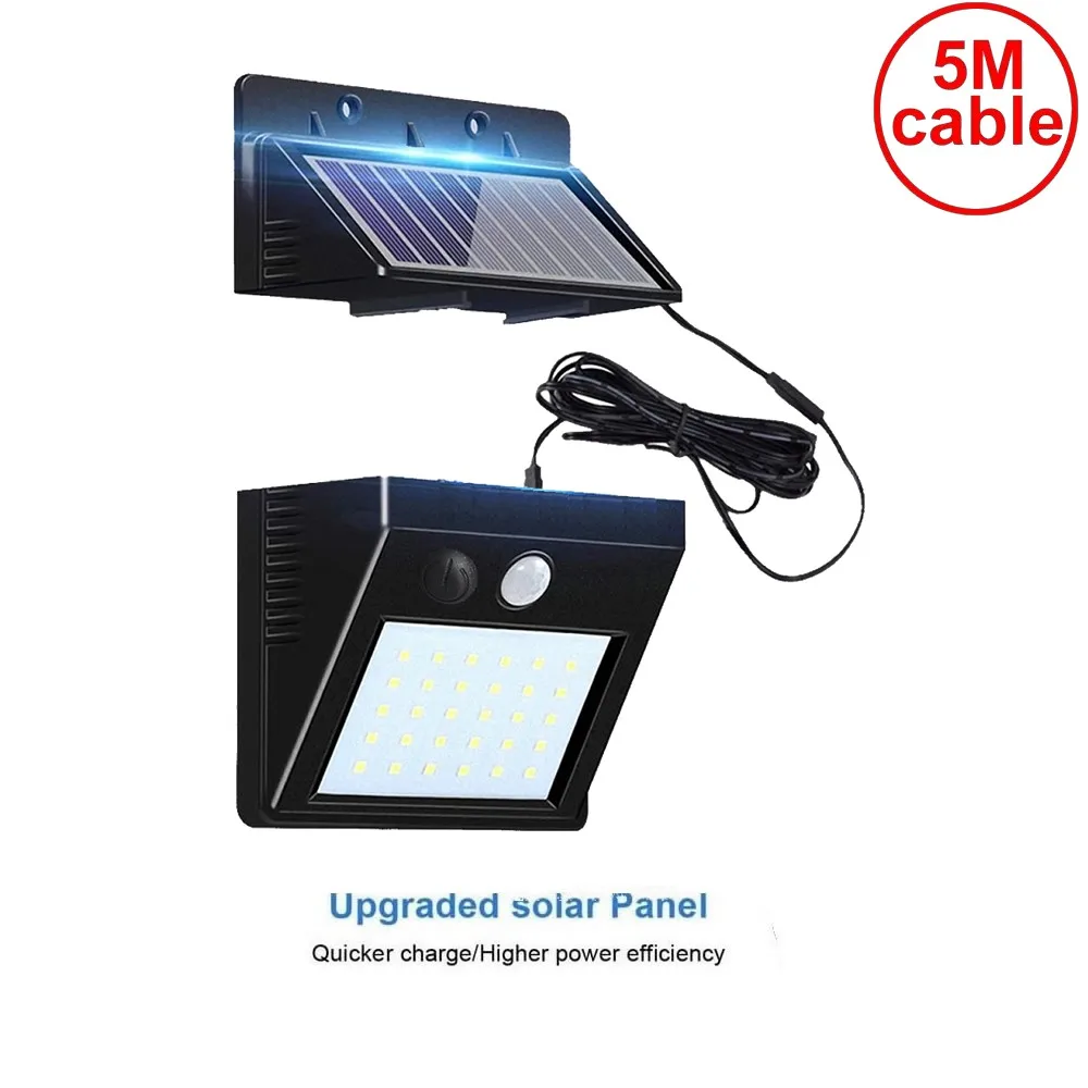 30 led 500lm solar light split mount pIR motion 3 sensor LED Solar Wall La IP street wall indoor lamp bulb strings for patio new
30 led 500lm solar light split mount pIR motion 3 sensor LED Solar Wall La IP street wall indoor lamp bulb strings for patio new