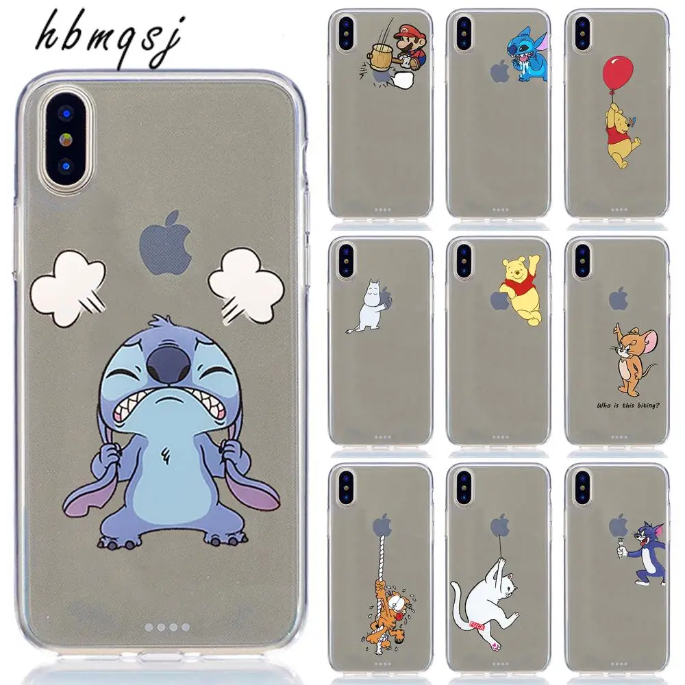 Funda for iphone x xs max xr 6 6s 7 8 plus 5s se 4s case Silicone Cartoon Stitch Funny logo Original for iphone 8 back cover
Funda for iphone x xs max xr 6 6s 7 8 plus 5s se 4s case Silicone Cartoon Stitch Funny logo Original for iphone 8 back cover