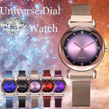 Luxury Women Watches Ladies Magnetic Starry Sky Clock Fashion Diamond Female Quartz Wristwatches relogio feminino Gift
Luxury Women Watches Ladies Magnetic Starry Sky Clock Fashion Diamond Female Quartz Wristwatches relogio feminino Gift