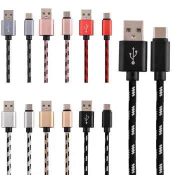 1m 2m 3m Aluminum Alloy Braided nylon Fabric Type C cable Accessory Bundle For Macbook OnePlus 2 ZUK Z1 xiaomi 4c MX5 Pro for LG
1m 2m 3m Aluminum Alloy Braided nylon Fabric Type C cable Accessory Bundle For Macbook OnePlus 2 ZUK Z1 xiaomi 4c MX5 Pro for LG