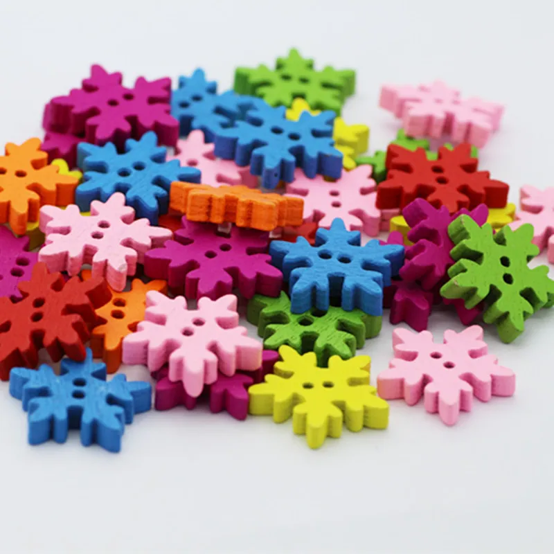 100PCs Mix Color Natural Wooden Buttons Cute Snow Shape Decorative Sewing Buttons 2 Holes Diy Scrapbooking Crafts Fashion Winter
100PCs Mix Color Natural Wooden Buttons Cute Snow Shape Decorative Sewing Buttons 2 Holes Diy Scrapbooking Crafts Fashion Winter
