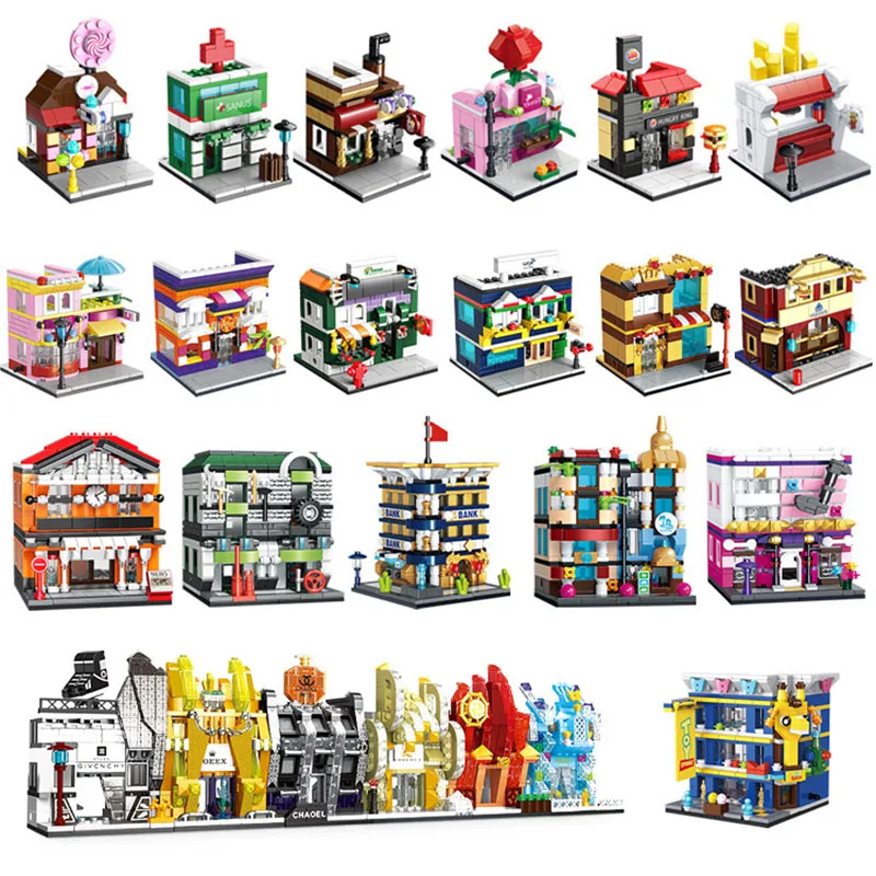 Compatible Mini City Street ice Cream Coffee Shop Train Station Hotel Bank Block Set Building Toy For Kids no box
Compatible Mini City Street ice Cream Coffee Shop Train Station Hotel Bank Block Set Building Toy For Kids no box