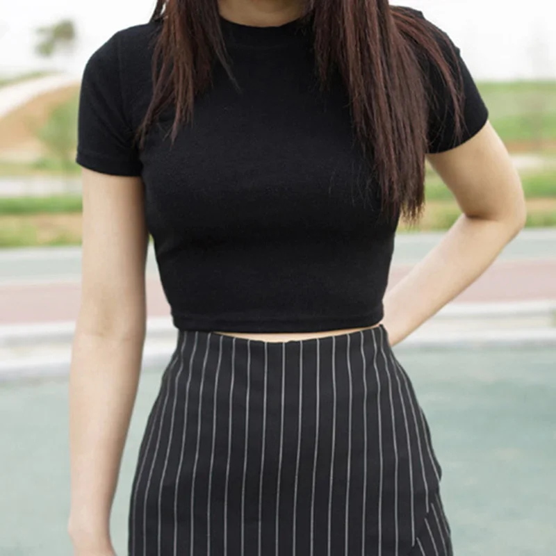 2019 New Hot Droppshiping Women Summer T-shirts Short Sleeves Round Neck Slim Fit Casual Pullover Crop Tops BFJ55
2019 New Hot Droppshiping Women Summer T-shirts Short Sleeves Round Neck Slim Fit Casual Pullover Crop Tops BFJ55