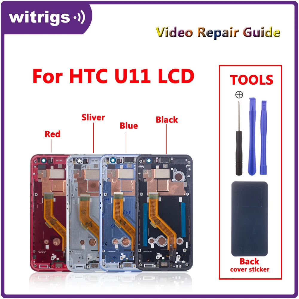 Witrigs For HTC U11 LCD Display Touch Screen Digitizer Assembly with Frame Replacement
Witrigs For HTC U11 LCD Display Touch Screen Digitizer Assembly with Frame Replacement