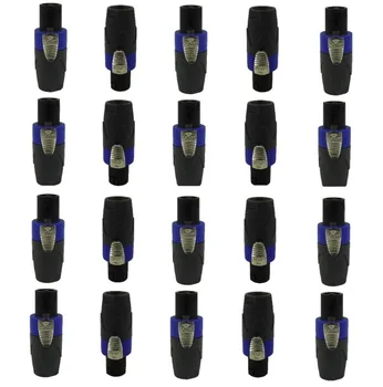 STARAUDIO 20 Pcs Pole Conductor Speaker Cable Male Connector End For Speakon Audio Loudspeaker SMPC-1001
STARAUDIO 20 Pcs Pole Conductor Speaker Cable Male Connector End For Speakon Audio Loudspeaker SMPC-1001