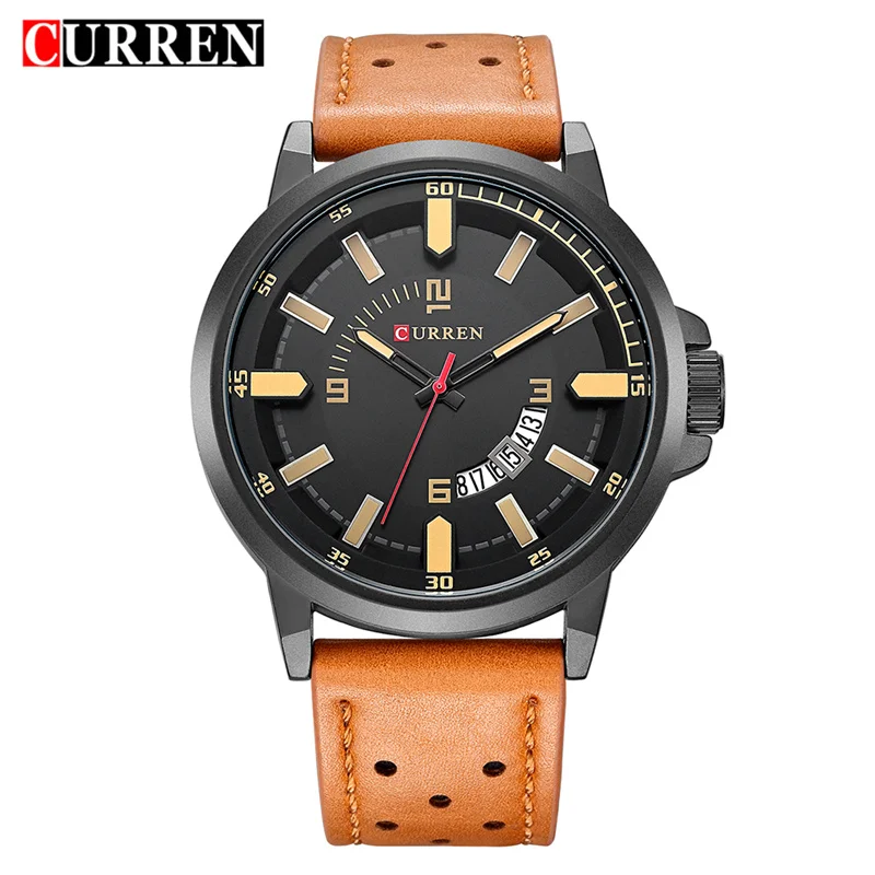 Curren Men Watches Relogio Masculino Luxury Military Wristwatches Fashion Casual Quartz-watch Water Resistant Calendar 8228 
Curren Men Watches Relogio Masculino Luxury Military Wristwatches Fashion Casual Quartz-watch Water Resistant Calendar 8228