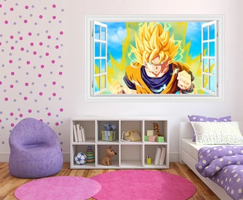 Boy Room Dragon Ball Z Goku Cartoon 3D Kids Anime Windows Wall Stickers Decal Decor home Decor Free Shipping B349
Boy Room Dragon Ball Z Goku Cartoon 3D Kids Anime Windows Wall Stickers Decal Decor home Decor Free Shipping B349