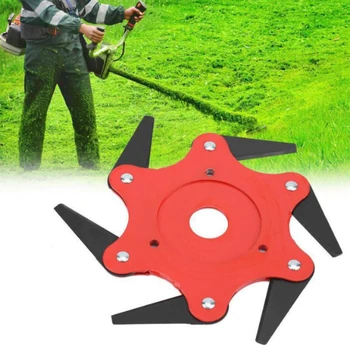 1pcs Universal 6 Teeth Brush Trimmer Metal Blades Trimmer Head Brush Cutter Blade Garden Grass Trimmer Head For Lawn Mower
1pcs Universal 6 Teeth Brush Trimmer Metal Blades Trimmer Head Brush Cutter Blade Garden Grass Trimmer Head For Lawn Mower