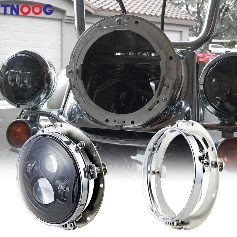 TNOOG 7" H4 LED Motorcycle Hi/Lo Beam Headlight + Mounting Bracket Ring Set For Touring
TNOOG 7" H4 LED Motorcycle Hi/Lo Beam Headlight + Mounting Bracket Ring Set For Touring