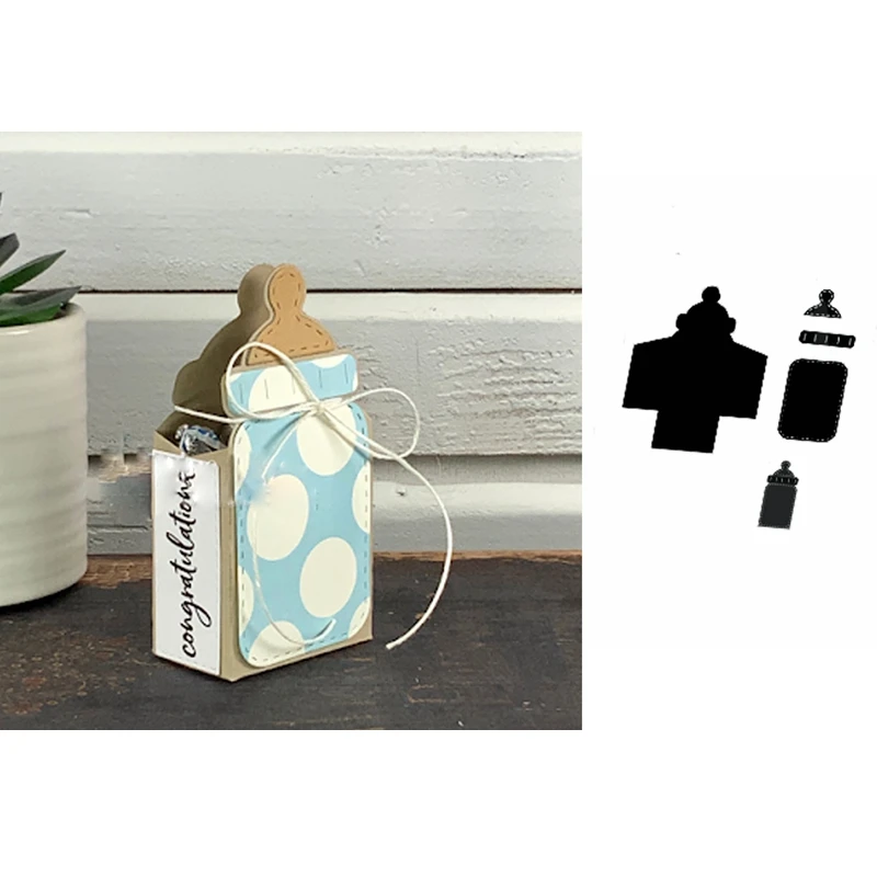 Bottle Favor Hold Pattern cutting dies DIY Scrapbooking Photo Album Embossing For Gift Card Making supplies
Bottle Favor Hold Pattern cutting dies DIY Scrapbooking Photo Album Embossing For Gift Card Making supplies