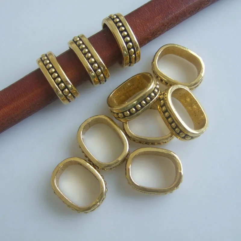 20 Pcs Gold Tone Dot Slider Spacer Beads For 11*6mm Licorice Leather DIY Bracelets & Bangles Jewelry Making
20 Pcs Gold Tone Dot Slider Spacer Beads For 11*6mm Licorice Leather DIY Bracelets & Bangles Jewelry Making