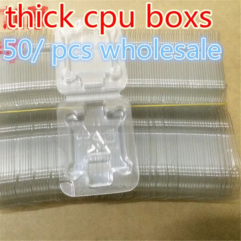 50 pcs case, for Intel CPU LGA 771 775 1150 1155 i3 i5 i7 socket CPU Clamshell Case CPU IC Chipset Protection Box
50 pcs case, for Intel CPU LGA 771 775 1150 1155 i3 i5 i7 socket CPU Clamshell Case CPU IC Chipset Protection Box