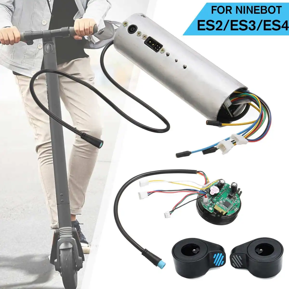 bluetooth Circuit Board Control Board Motherboard Controller for Ninebot ES1 ES2 ES3 ES4 Electric Scooter Replacement Parts
bluetooth Circuit Board Control Board Motherboard Controller for Ninebot ES1 ES2 ES3 ES4 Electric Scooter Replacement Parts