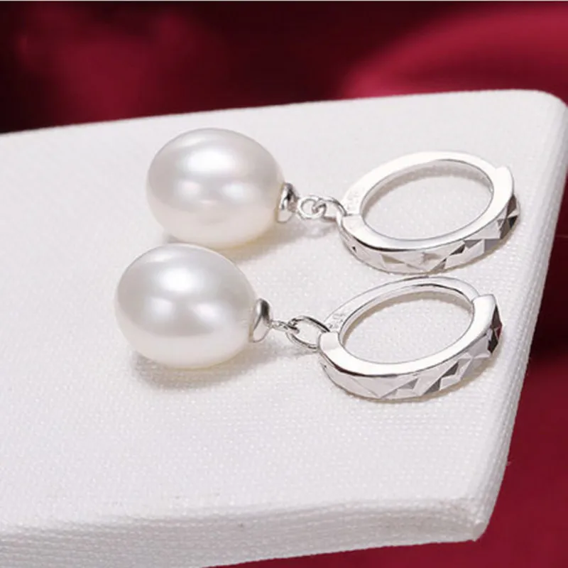 Fashion Top Pearl Earrings 100% Real Natural Freshwater Pearl 925 Sterling Silver 8-9mm Water Drop Earrings Jewelry For Woman
Fashion Top Pearl Earrings 100% Real Natural Freshwater Pearl 925 Sterling Silver 8-9mm Water Drop Earrings Jewelry For Woman