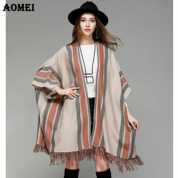 Women Cardigans Knitwear Autumn Coat Oversize Loose Sweaters Cape Poncho Fringe Clothes Jumper Jackets New Fall Femme Clothing
Women Cardigans Knitwear Autumn Coat Oversize Loose Sweaters Cape Poncho Fringe Clothes Jumper Jackets New Fall Femme Clothing