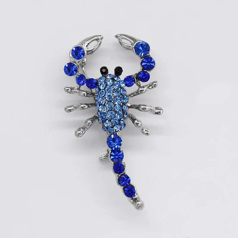 12pcs/lot Wholesale Fashion Brooch Rhinestone Scorpion Pin brooches in 6 colors C101316
12pcs/lot Wholesale Fashion Brooch Rhinestone Scorpion Pin brooches in 6 colors C101316