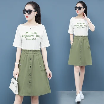 Vintage 2019 Loose Letter 2 Pcs Set Pocket Single Breasted Brief Women 2 Piece Skirt Sets High Waist Korean Two Piece Set
Vintage 2019 Loose Letter 2 Pcs Set Pocket Single Breasted Brief Women 2 Piece Skirt Sets High Waist Korean Two Piece Set