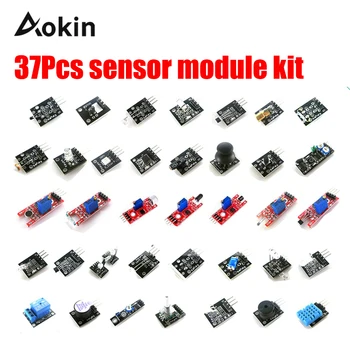 37pcs/lot Sensor Module Board Set Kit For Arduino Diy Kit Raspberry Pi 3/2 Model B 37 Kinds Of Hit/Laser/Temperature Sensor
37pcs/lot Sensor Module Board Set Kit For Arduino Diy Kit Raspberry Pi 3/2 Model B 37 Kinds Of Hit/Laser/Temperature Sensor