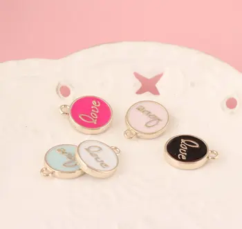 Free Shipping Love Letters Carved Oil Drop Round Alloy Jewelry Charms 50PCS Gold Tone Metal DIY Bracelet Necklace Floating Charm
Free Shipping Love Letters Carved Oil Drop Round Alloy Jewelry Charms 50PCS Gold Tone Metal DIY Bracelet Necklace Floating Charm