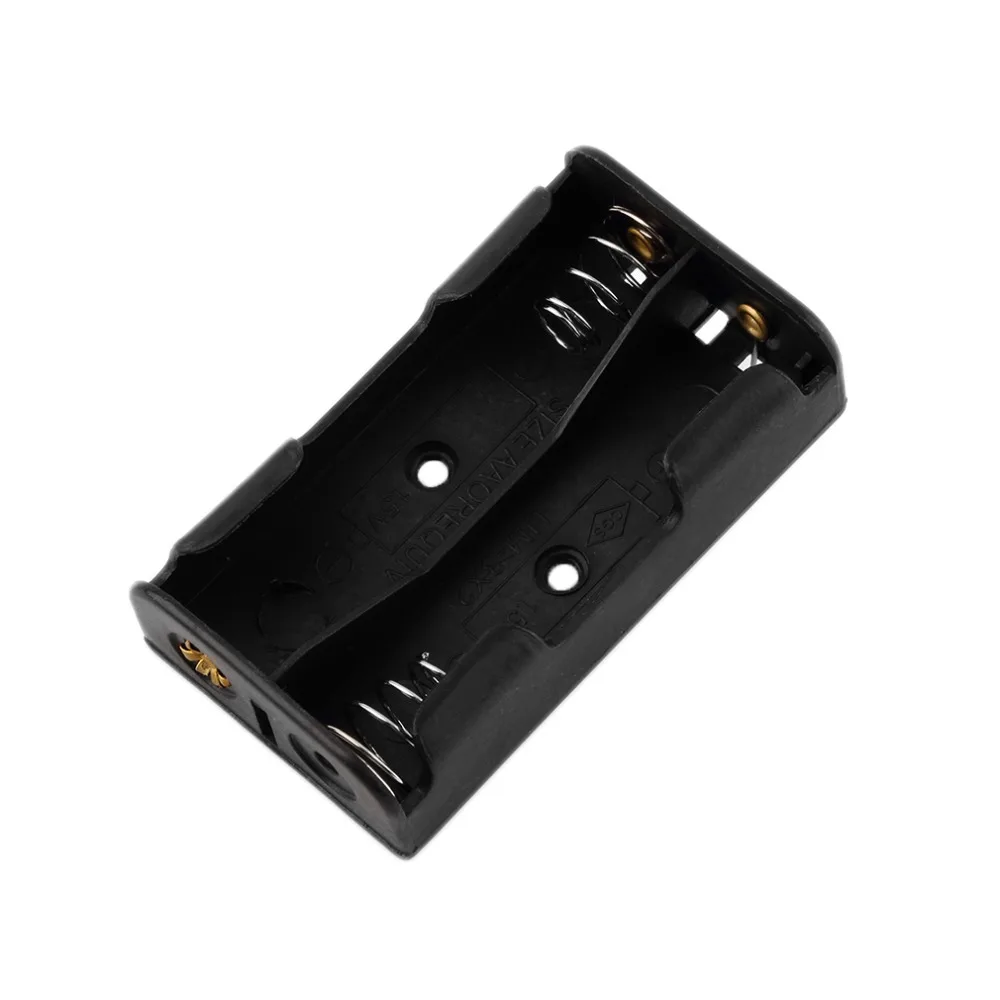 New Hot Battery Case Battery Srorage Box Holder with Pins Springs On Button for 2 pcs 1.5V AA Black Digital Hot
New Hot Battery Case Battery Srorage Box Holder with Pins Springs On Button for 2 pcs 1.5V AA Black Digital Hot