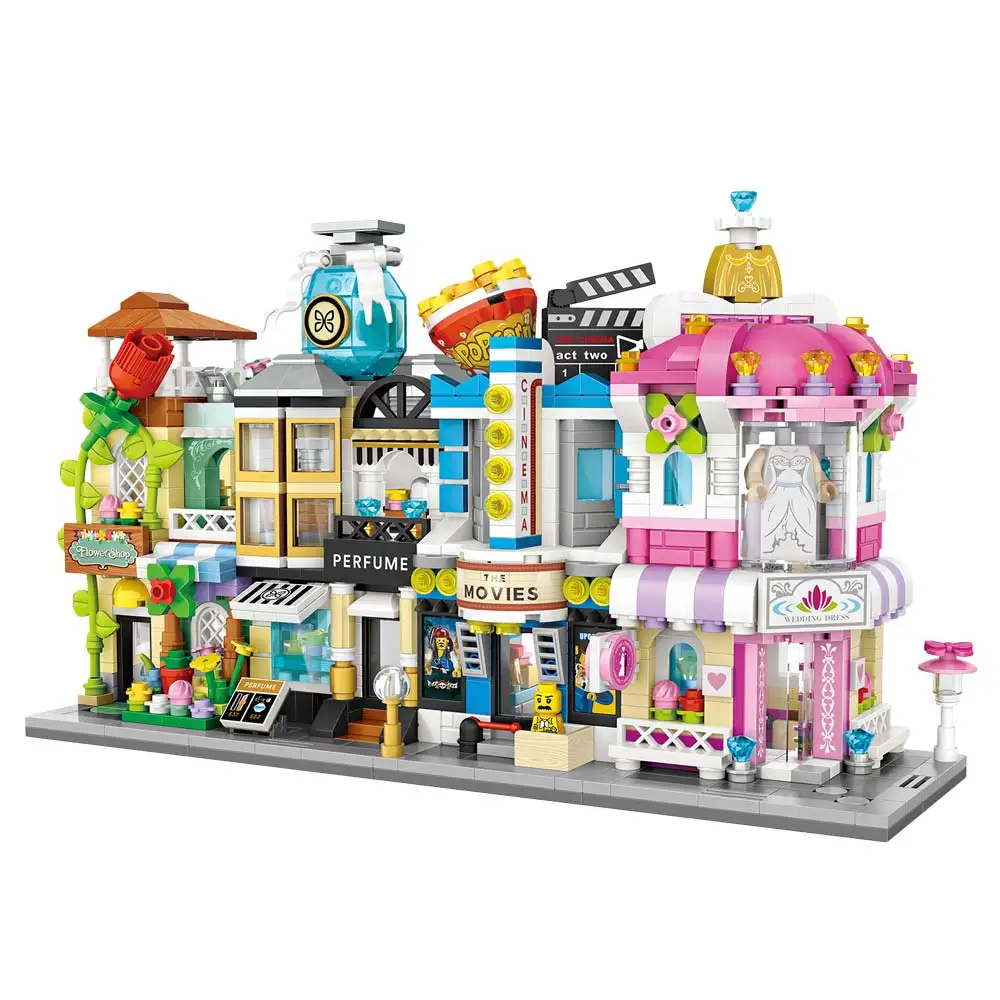 LOZ Blocks Mini Blocks Diy Commercial street business street cinema bridal shop perfume shop flower shop toys for children
LOZ Blocks Mini Blocks Diy Commercial street business street cinema bridal shop perfume shop flower shop toys for children