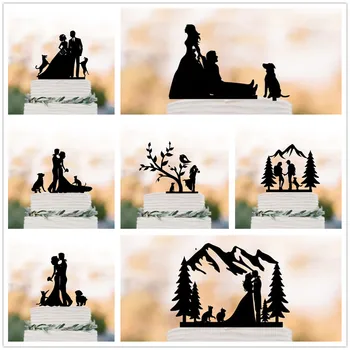 Bride and Groom with pets Wedding Cake Topper Unique Couples with Animal Party Cake Decoration Wedding Engagement Cake Accessory
Bride and Groom with pets Wedding Cake Topper Unique Couples with Animal Party Cake Decoration Wedding Engagement Cake Accessory