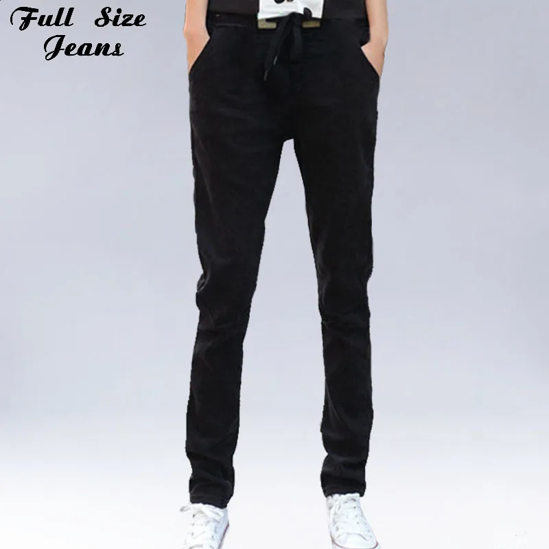 Top Quality High Elastic Waist Harem Denim Loose Black Jeans Woman Plus Size Boyfriend Jeans For Women Xxl Xxxl 4Xl 5Xl 6Xl 7XL
Top Quality High Elastic Waist Harem Denim Loose Black Jeans Woman Plus Size Boyfriend Jeans For Women Xxl Xxxl 4Xl 5Xl 6Xl 7XL