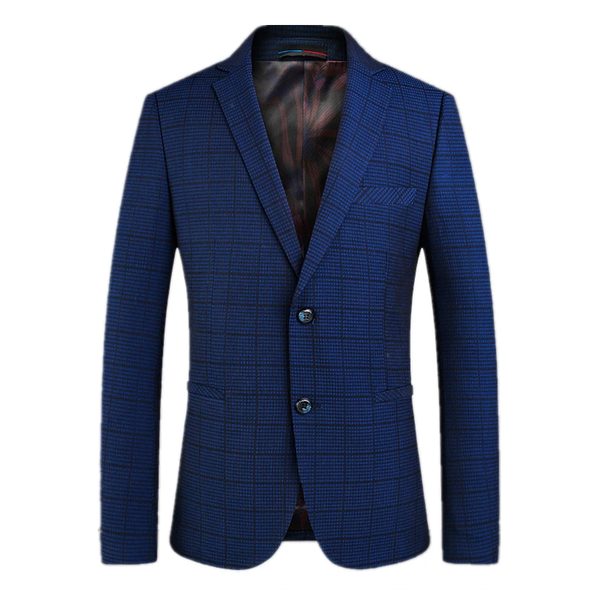High Quality Long Sleeve Plaid Suit Jacket Mens Business Wedding Banquet Male Blazer Slim Elegant Autumn Men Suit Jackets 4XL
High Quality Long Sleeve Plaid Suit Jacket Mens Business Wedding Banquet Male Blazer Slim Elegant Autumn Men Suit Jackets 4XL