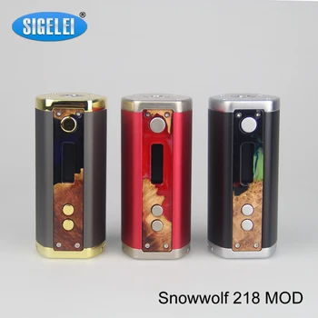 

100% Original Sigelei Snowwolf 218 Mod 0.1-3.0ohm 10w-218W TC Mod Snowwolf 218 Electronic Cigarettes vape Mod no 18650 Battery