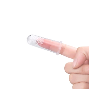 Baby finger set milk toothbrush 0-1-2-3 years old baby toothbrush baby silicone soft head training toothbrush