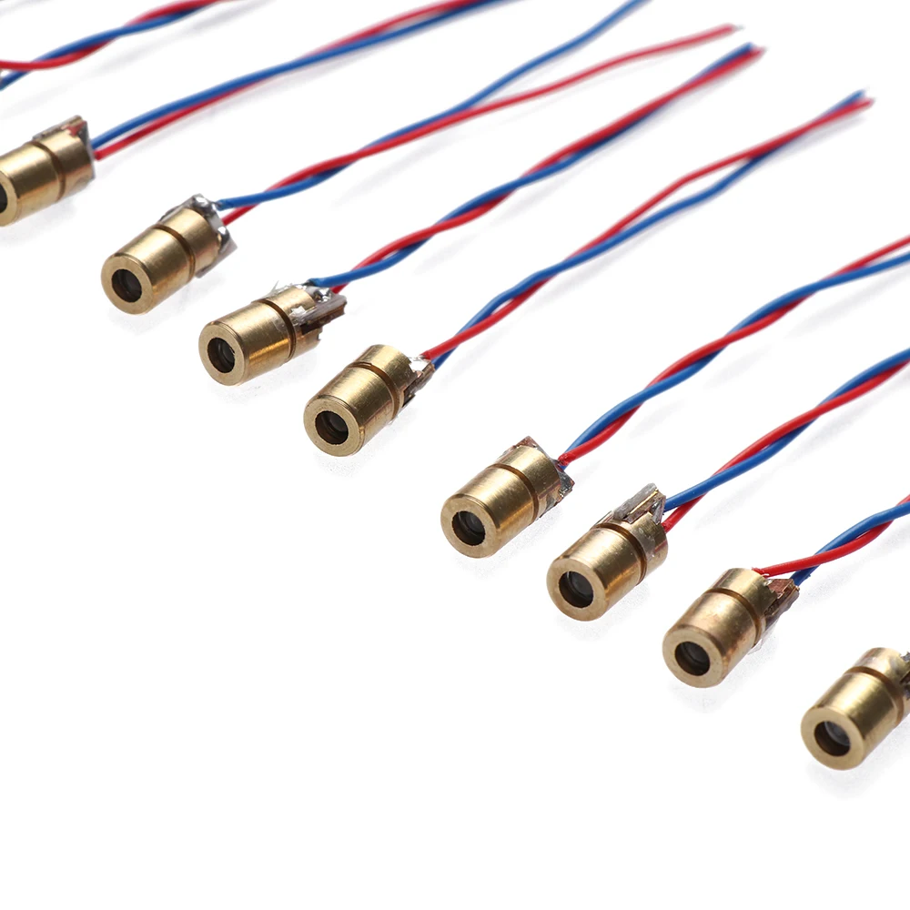 5/10Pcs New Adjustable Laser Dot Diode Module Red Copper Head Laser Diode 650nm 6mm 3/5V 5 Million Watt Power Tool Accessories
5/10Pcs New Adjustable Laser Dot Diode Module Red Copper Head Laser Diode 650nm 6mm 3/5V 5 Million Watt Power Tool Accessories