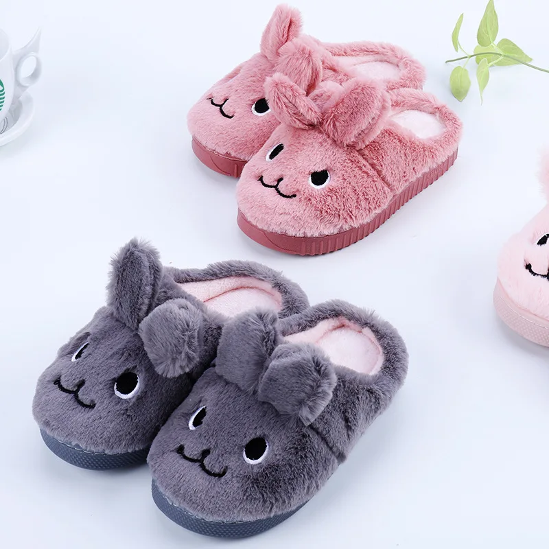 Children Cotton Slippers For Girls Home Shoes Winter Kids Baby Warm Non-slip Indoor Slippers Boy Thicken Velvet Rabbit Shoes
Children Cotton Slippers For Girls Home Shoes Winter Kids Baby Warm Non-slip Indoor Slippers Boy Thicken Velvet Rabbit Shoes