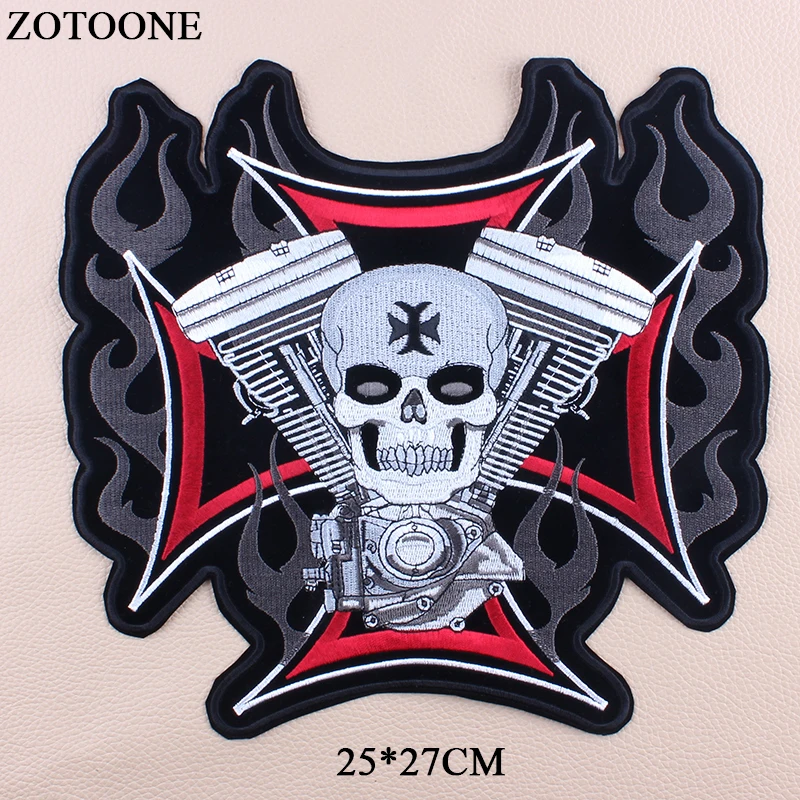 ZOTOONE Skull Big Punk Patch Iron On Embroidered Rock Patch For Jacket Jeans Clothes DIY Apparel Accessories Sewing Applique E
ZOTOONE Skull Big Punk Patch Iron On Embroidered Rock Patch For Jacket Jeans Clothes DIY Apparel Accessories Sewing Applique E