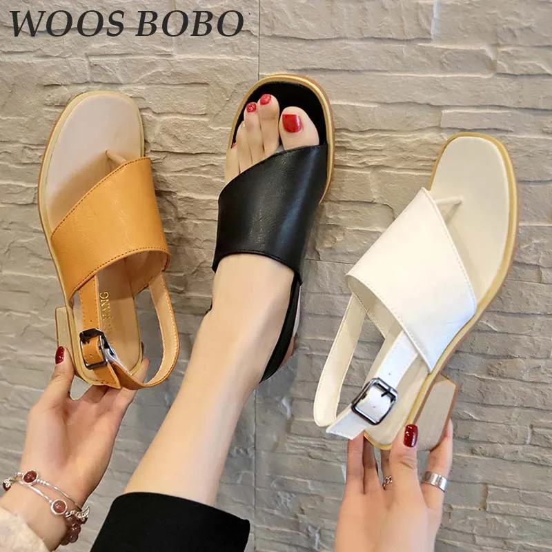 Casual Fashion Summer Womens Chunky Heel Sandals Rome style Open Toe Flat Sandals Concise Metal Buckle Gladiator Sandals Women
Casual Fashion Summer Womens Chunky Heel Sandals Rome style Open Toe Flat Sandals Concise Metal Buckle Gladiator Sandals Women